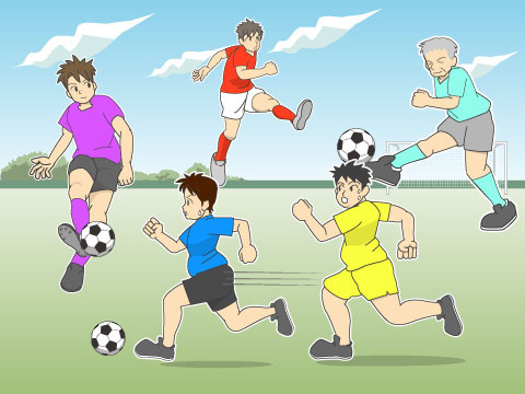 健康とサッカー